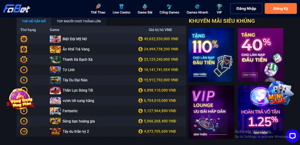 Trò chơi nổ hũ rrr88 với giải thưởng lớn